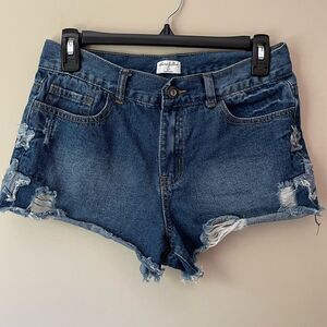 others follow denim shorts